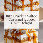 Ritz Cracker Salted Caramel Icebox Cake Recipe