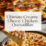 Creamy Cheesy Chicken Quesadillas Recipe