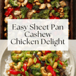 Sheet Pan Cashew Chicken Recipe