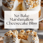 Marshmallow Whip Cheesecake : No-Bake Dream Dessert Recipe