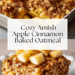 Amish-Style Apple and Cinnamon Baked Oatmeal Recipe