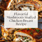 Mushroom Stuffed Chicken Breast - Quick and Easy Recipe