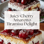 Cherry Amaretto Tiramisu Recipe : A Fruity Twist Recipe