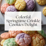 Springtime Crinkle Cookies Recipe