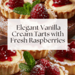 Vanilla Cream Tarts with Fresh Raspberries Recipe