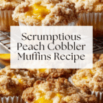 Peach Cobbler Muffins Recipe