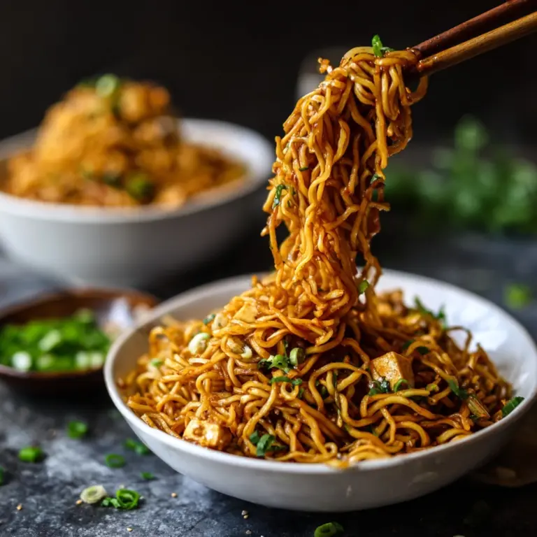 Easy Saucy Ramen Noodles Recipe