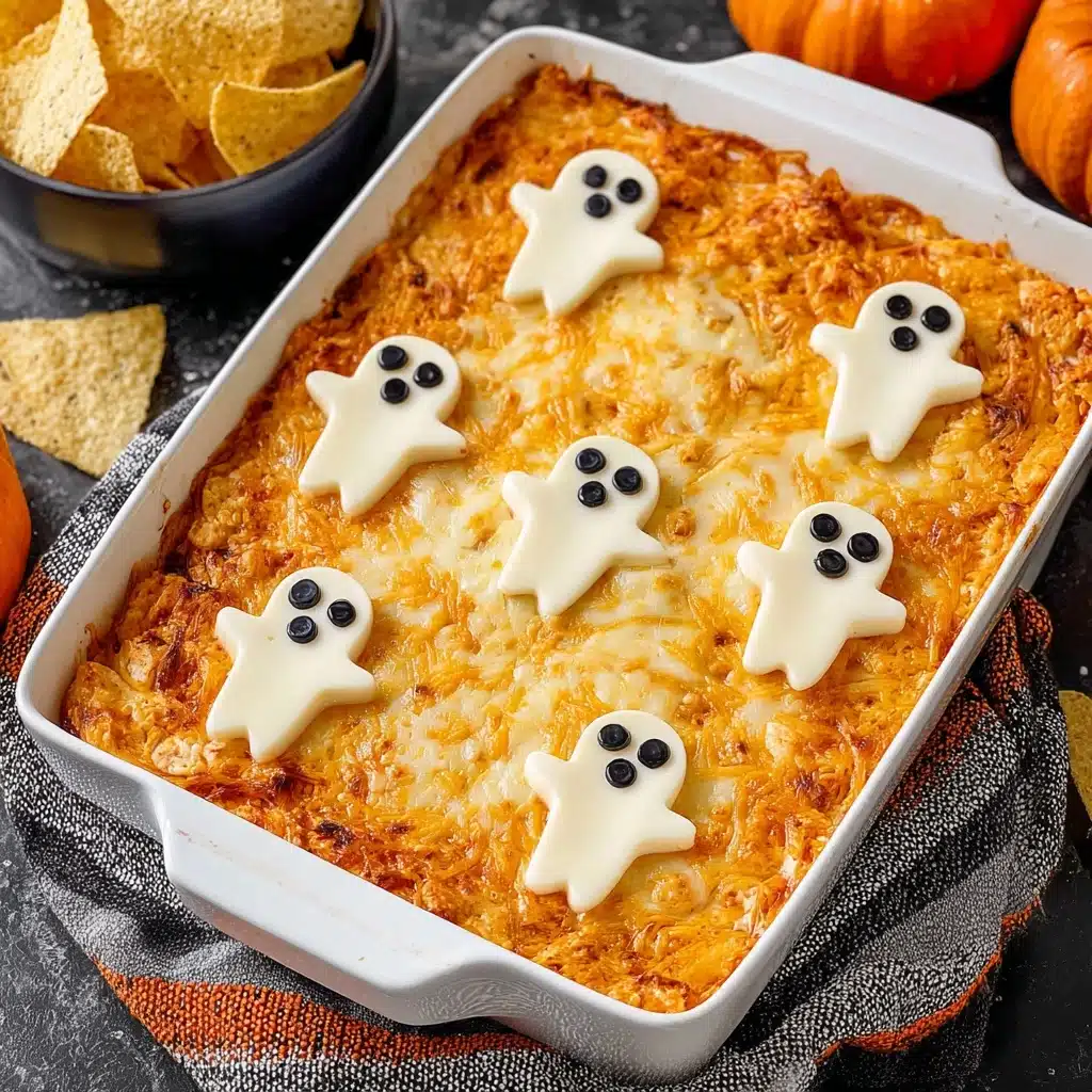 Halloween Buffalo Chicken Dip (Booffalo Dip) Recipe - Recipe Image