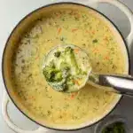 High Protein Broccoli Cheddar Soup Recipe