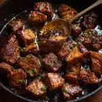 Cajun Garlic Butter Steak Bites Recipe