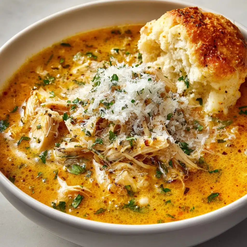 Crock Pot Creamy Chicken Parmesan Soup Recipe - Recipe Image