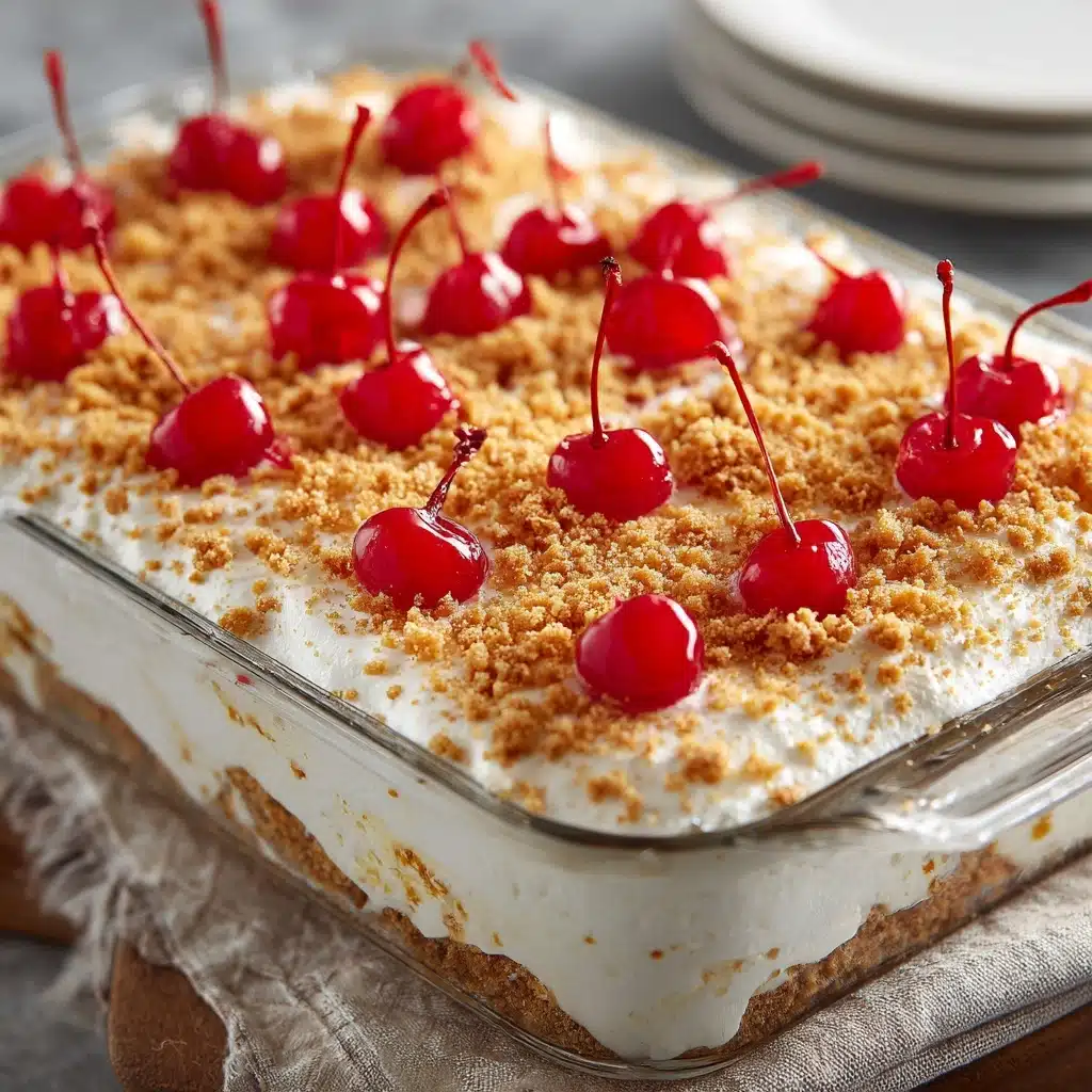 Banana Split Cake - No Bake Recipe - Recipe Image