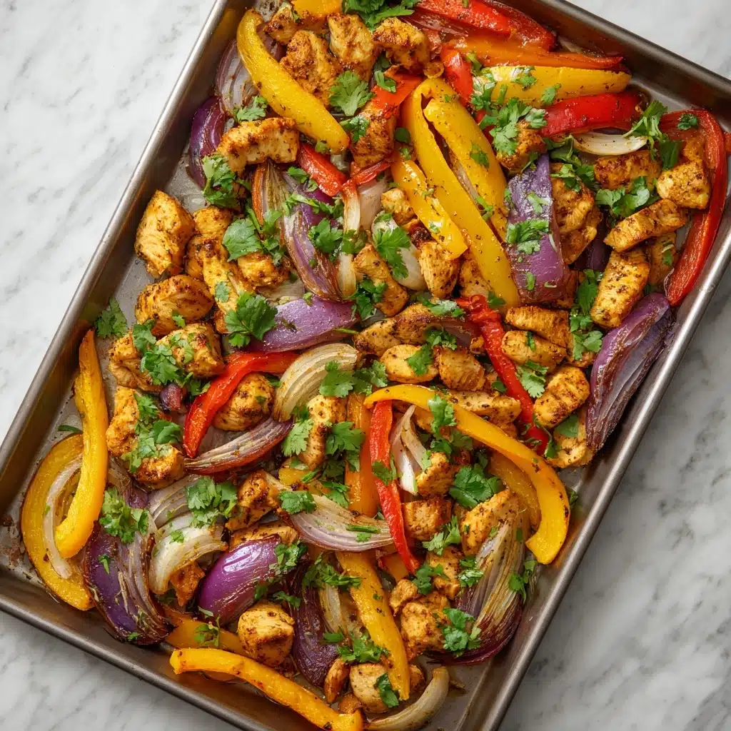 Easy Sheet Pan Chicken Fajitas (Ready in 30 Minutes!) Recipe - Recipe Image
