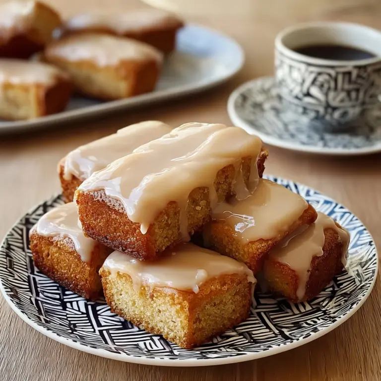 Soft Baked Maple Donut Bars Recipe