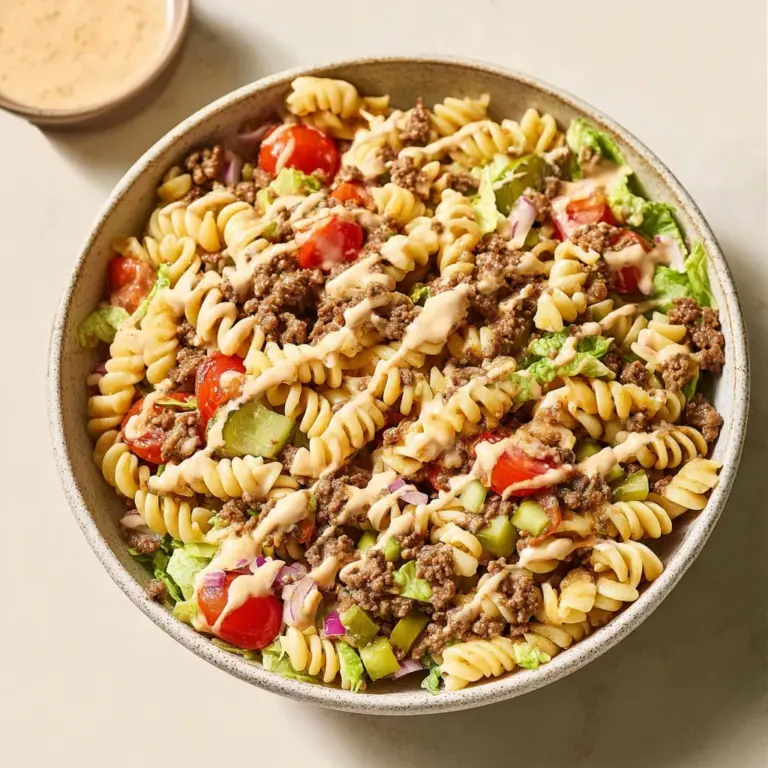 Cheeseburger Pasta Salad Recipe