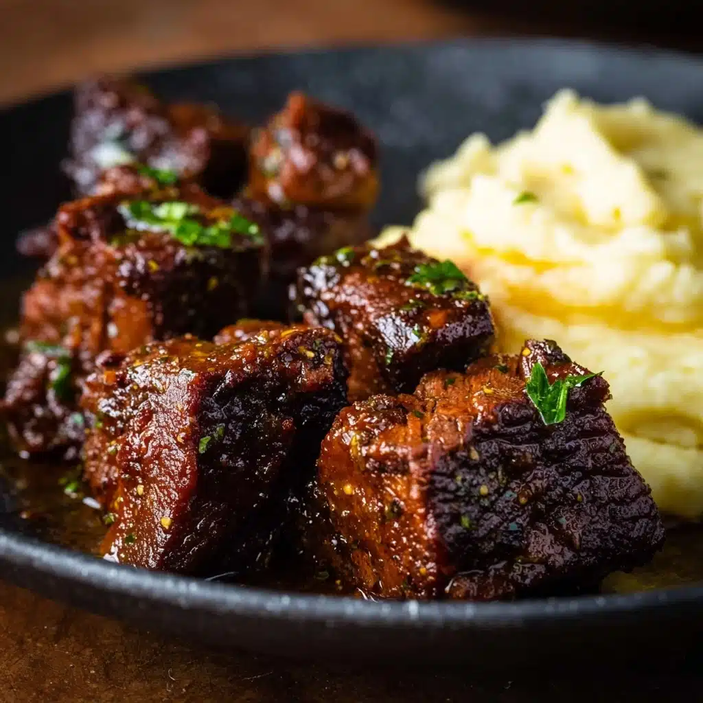 Cajun Garlic Butter Steak Bites Recipe - Recipe Image