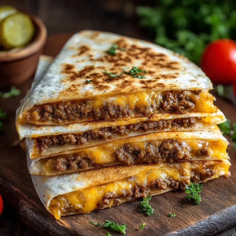 Smashburger Quesadillas Recipe