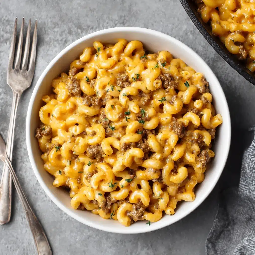 Homemade Cheeseburger Macaroni Recipe