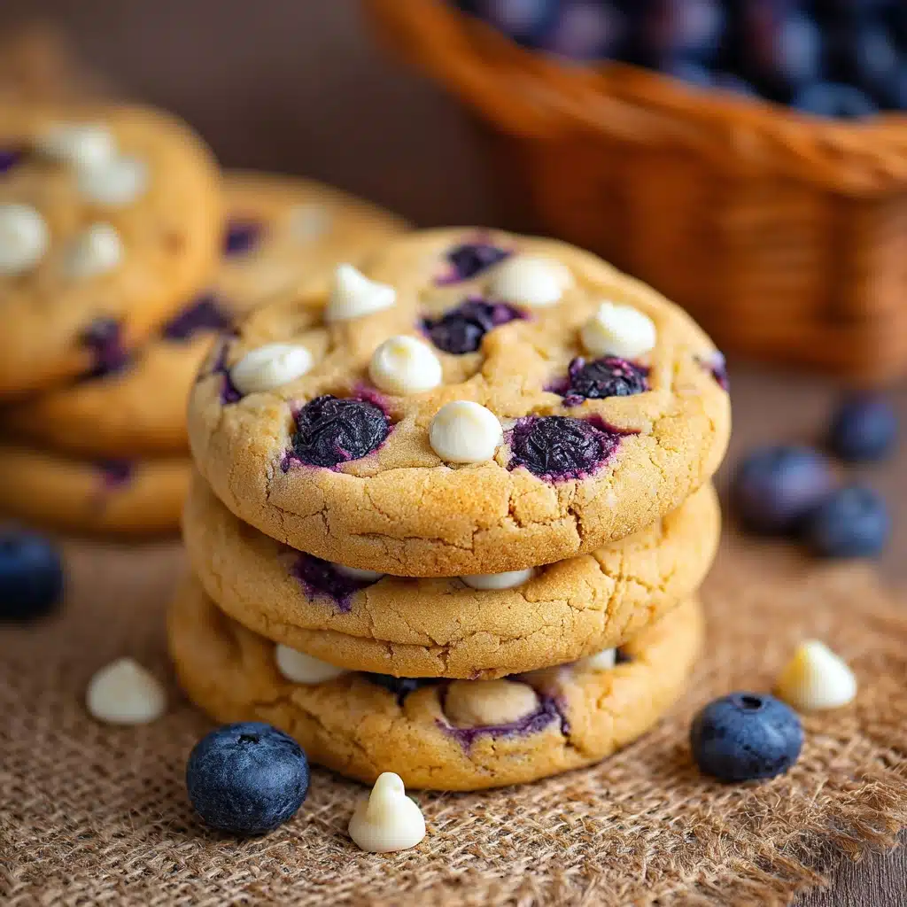 Blueberry White Chocolate Chip Cookies - Alrightwithme Recipe
