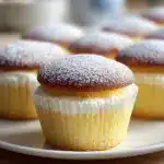 Fluffy Japanese Cotton Cheesecake Cupcakes You Must Try! Recipe