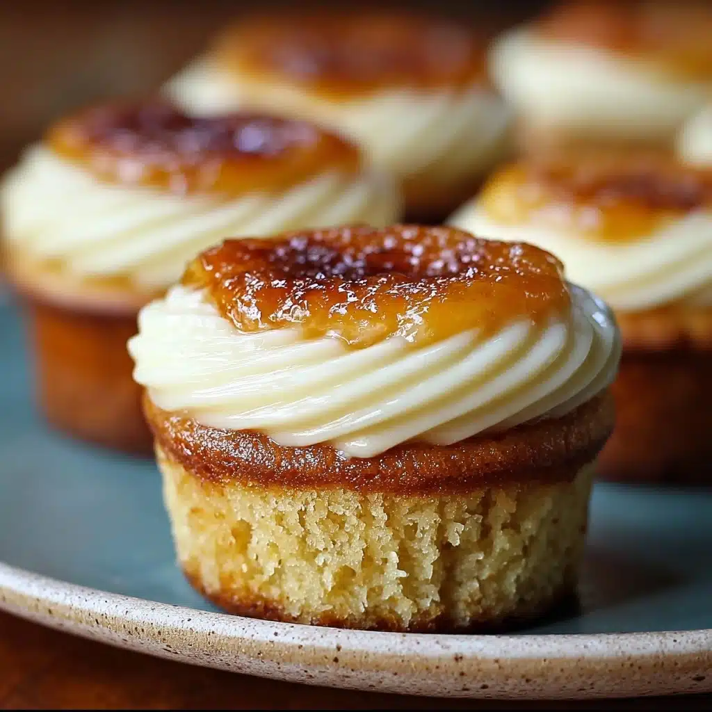 Vanilla Bean Crème Brûlée Cheesecake Cupcakes Recipe - Recipe Image