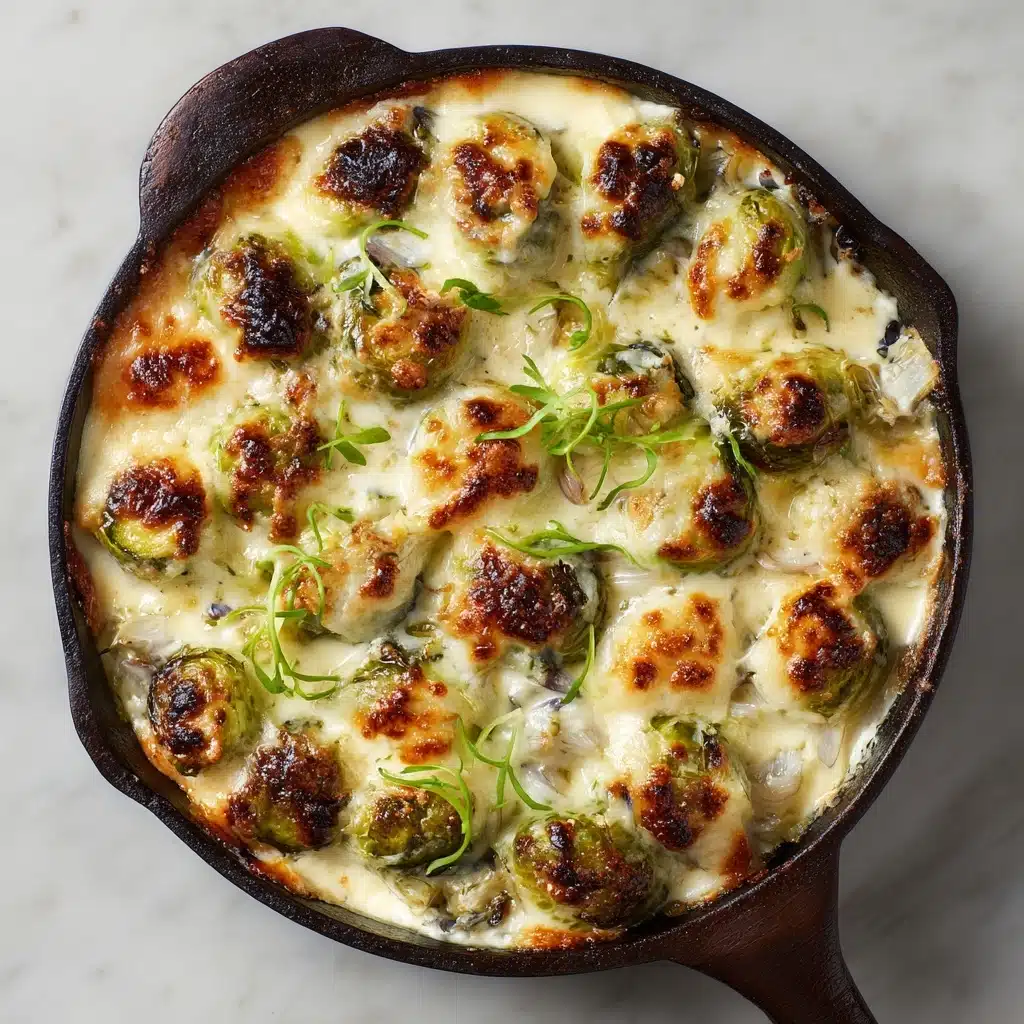 Cheesy Brussel Sprout Casserole Recipe