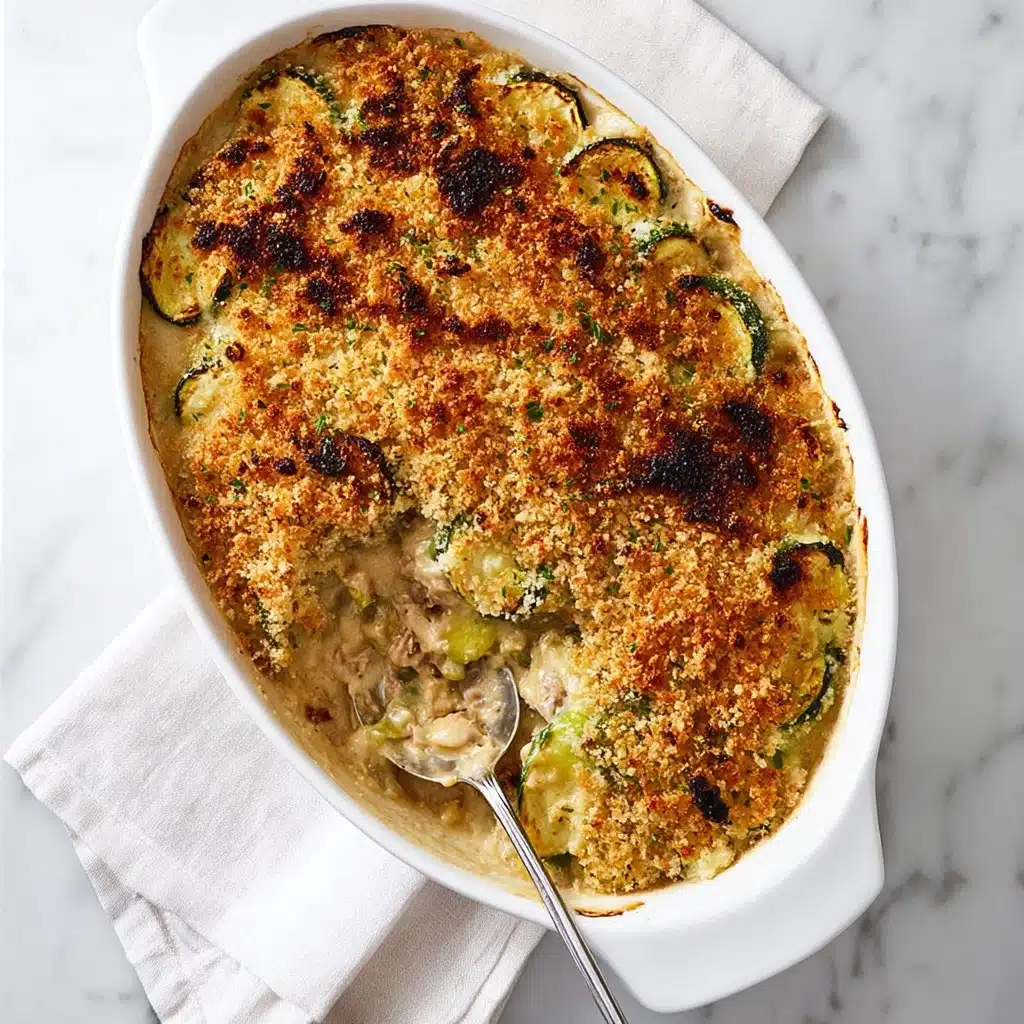 Quick Rotisserie Chicken Zucchini Casserole Recipe - Recipe Image