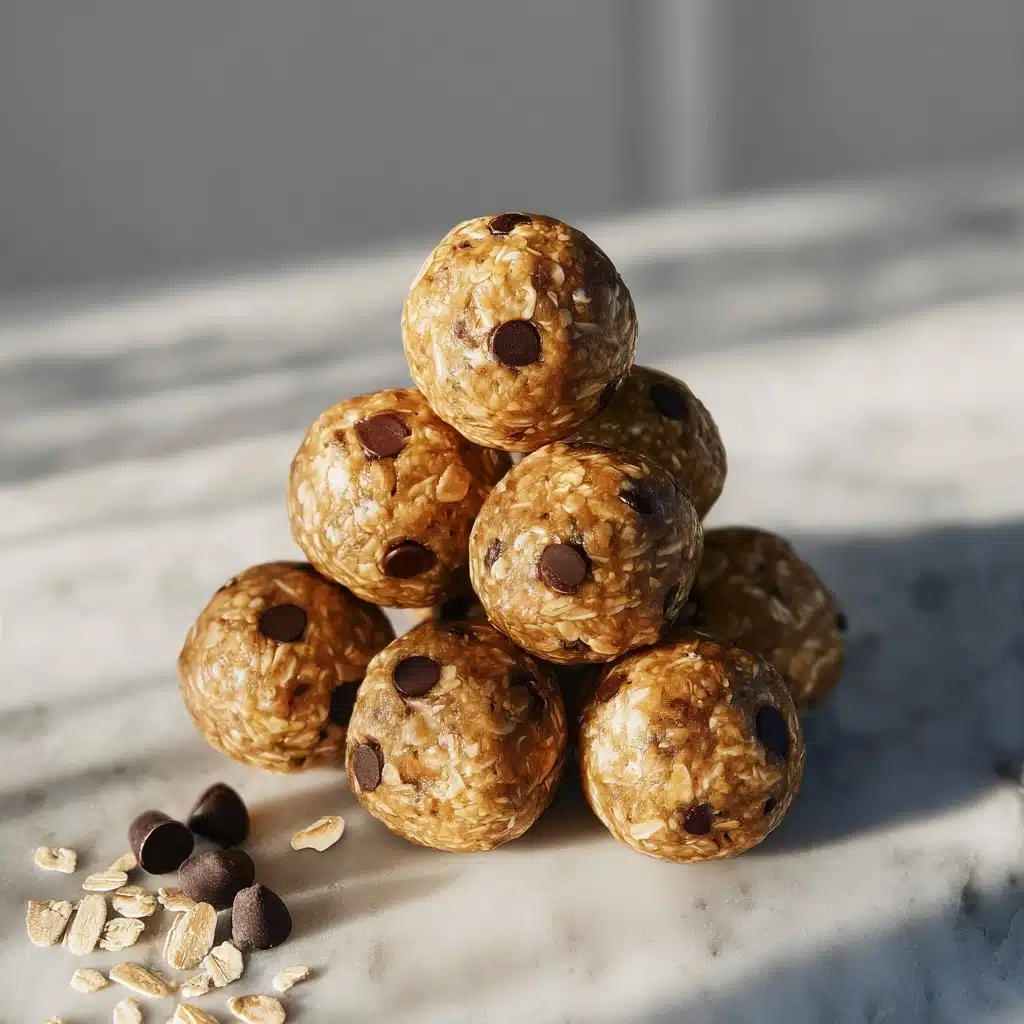 No-Bake Peanut Butter Protein Balls Recipe - Recipe Image
