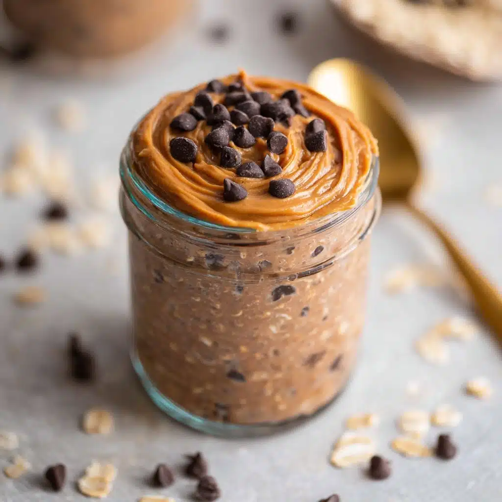Chocolate Peanut Butter Overnight Oats Recipe