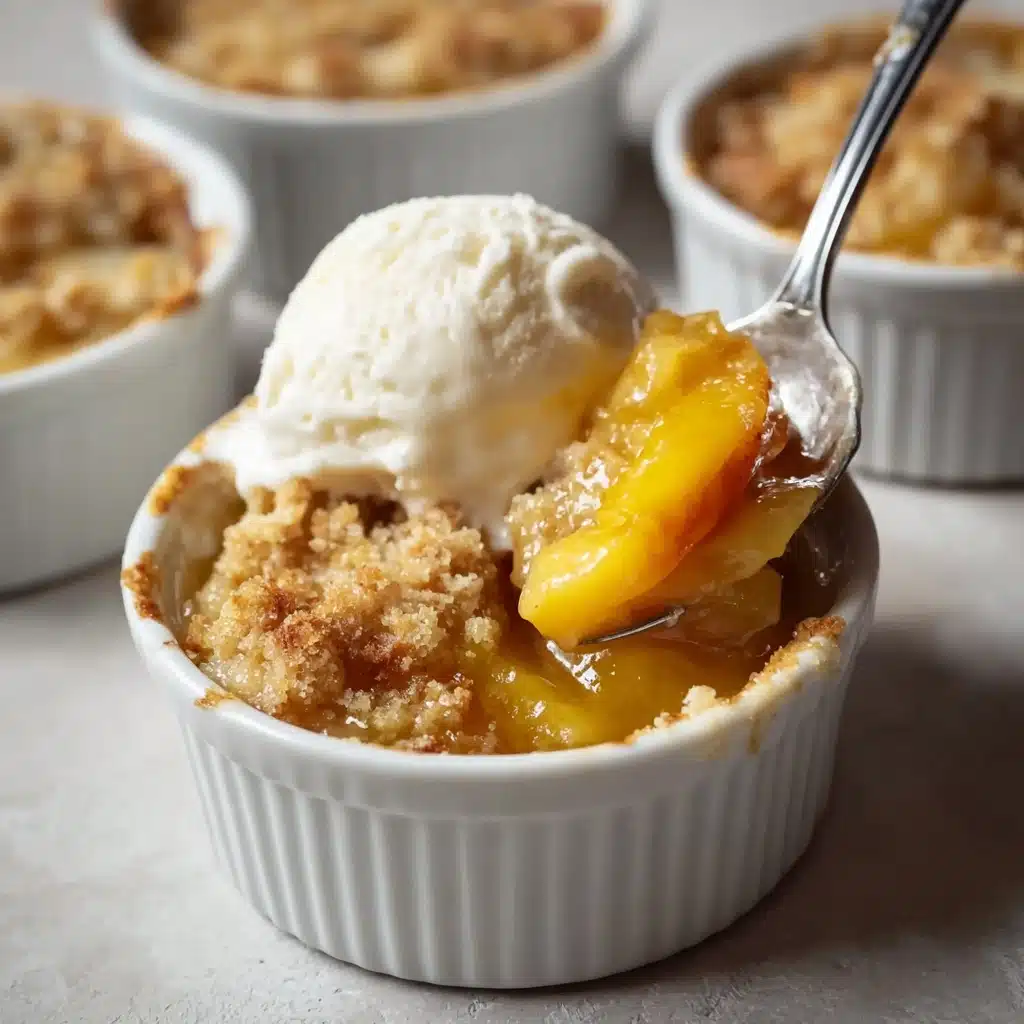 Easy Small Batch Peach Cobbler Recipe - Recipe Image
