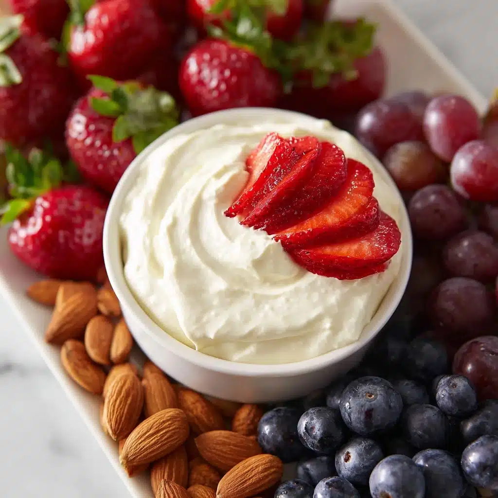 Marshmallow Cream Cheese Fruit Dip Recipe