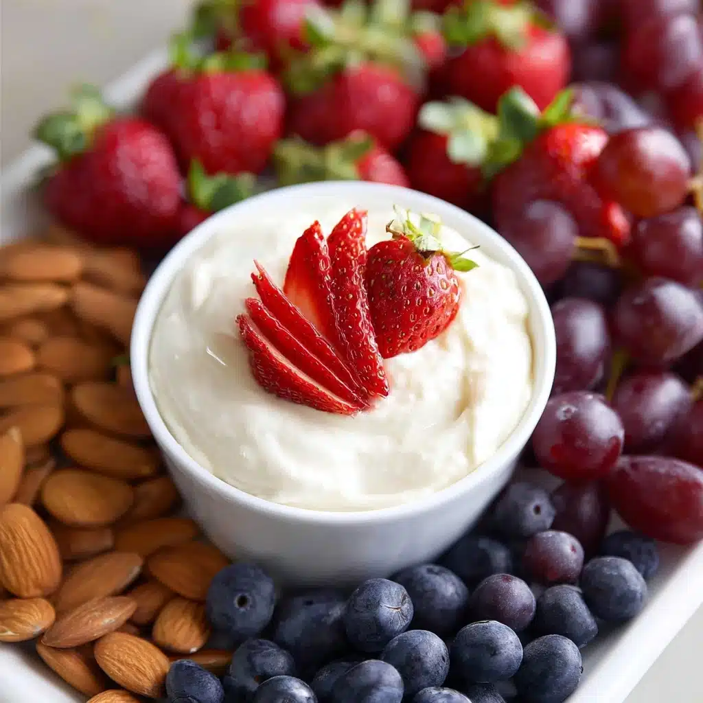 Marshmallow Cream Cheese Fruit Dip Recipe - Recipe Image