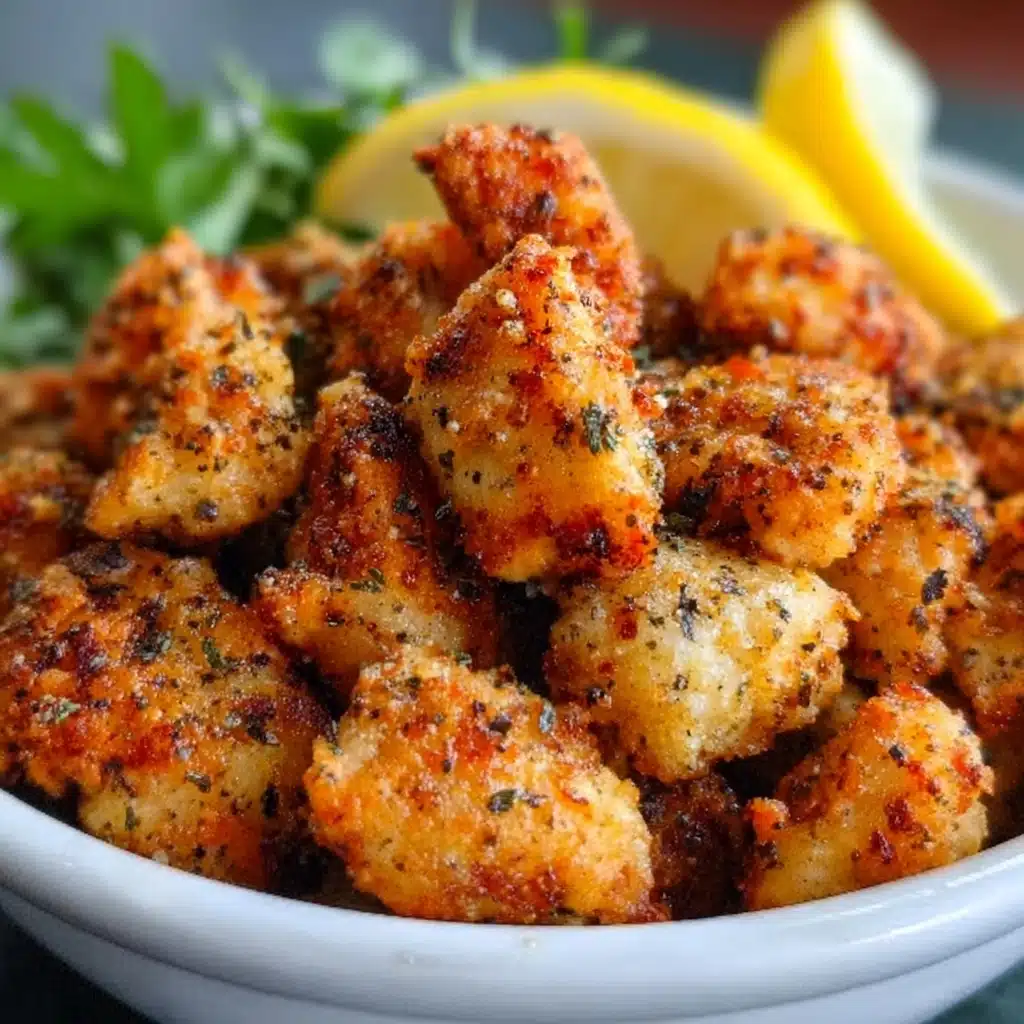 Crispy Lemon Pepper Chicken Bites Recipe - Recipe Image