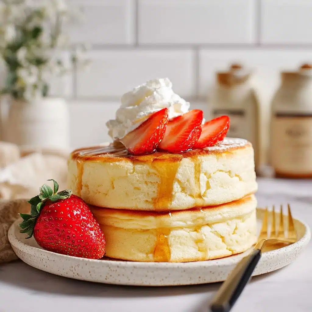 Fluffy Japanese Soufflé Pancakes Recipe