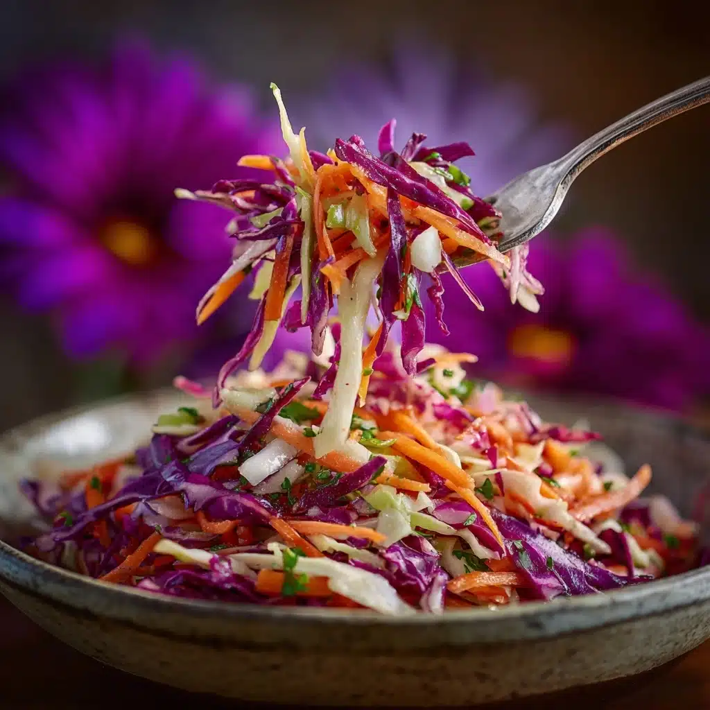 Easy Crunchy Asian Slaw (w/ BEST Asian Dressing!) Recipe - Recipe Image