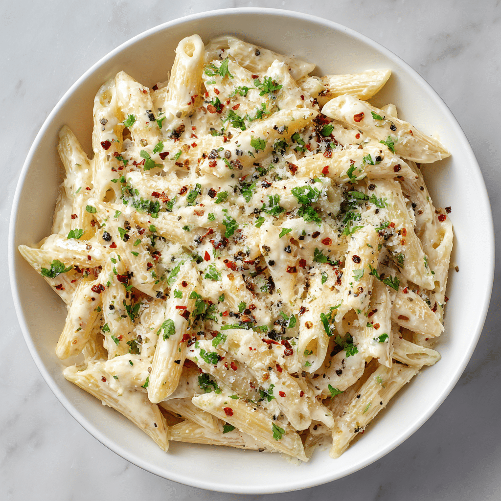 One Pot Creamy Garlic Pasta (Just 20 Minutes!) Recipe - Recipe Image