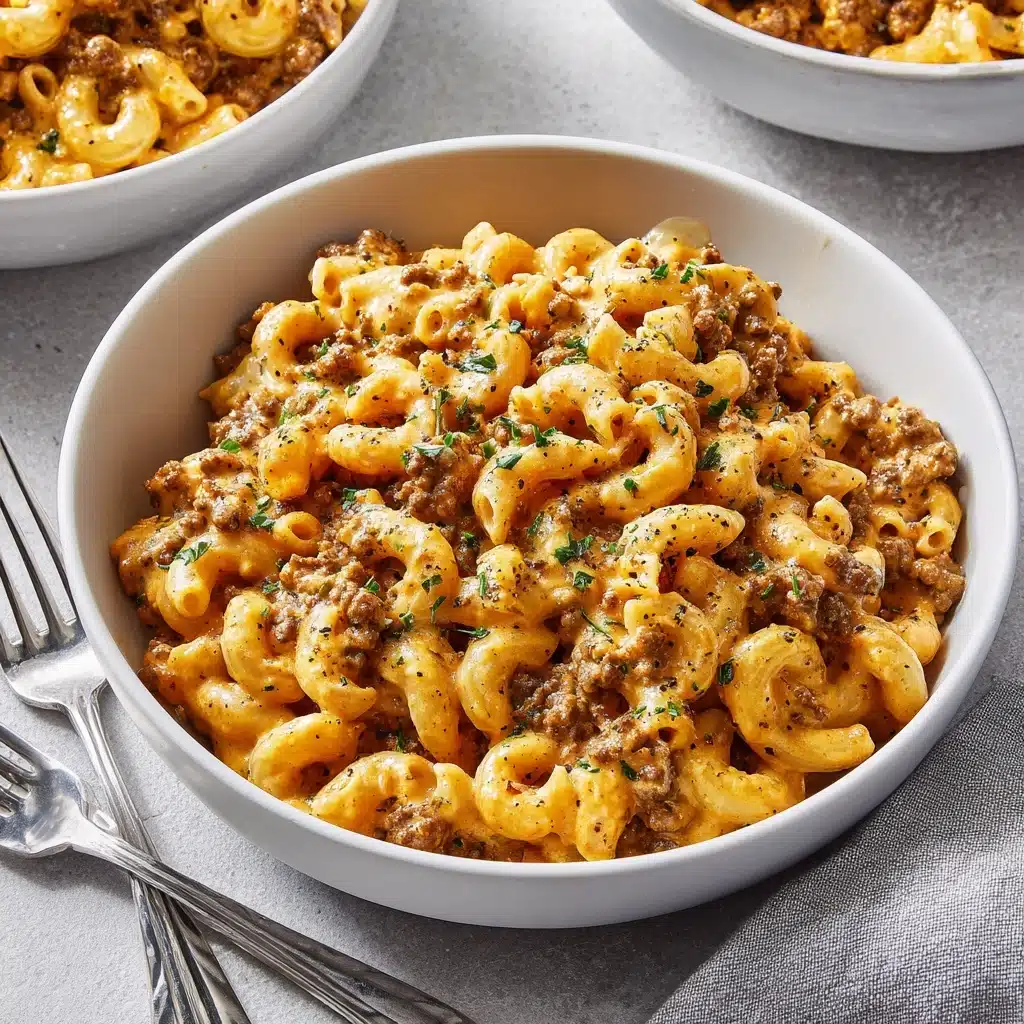 Homemade Cheeseburger Macaroni Recipe - Recipe Image