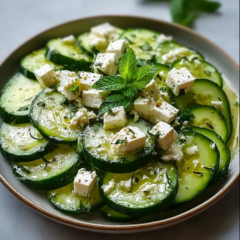 Cucumber Feta Salad Recipe