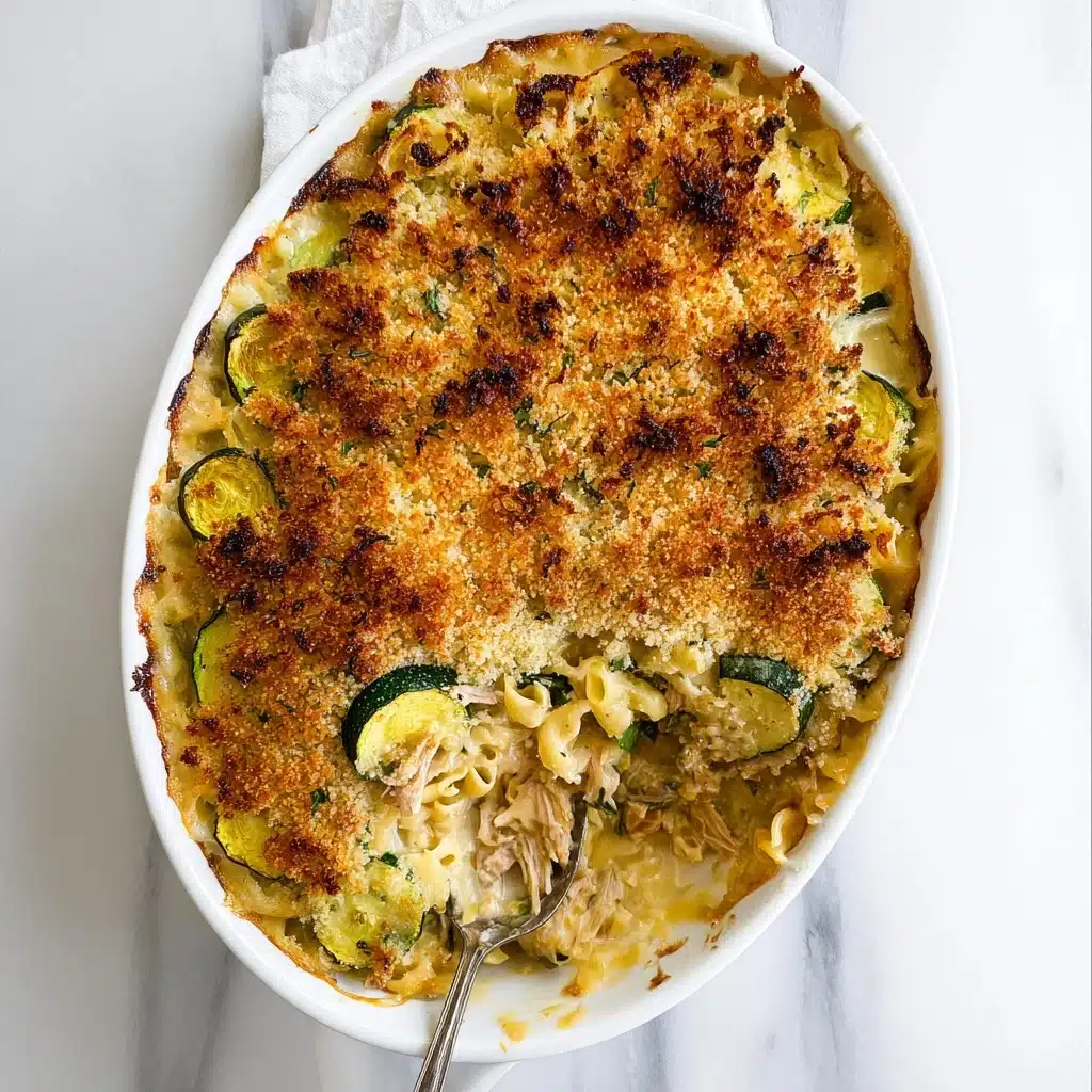 Quick Rotisserie Chicken Zucchini Casserole Recipe