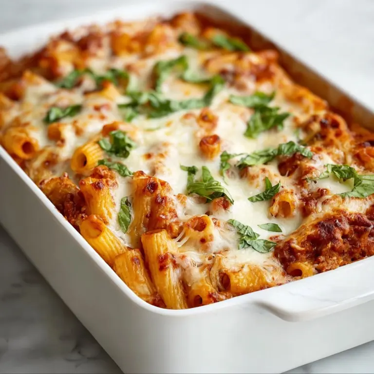 Flavorful Baked Ziti Freezer Meal Recipe