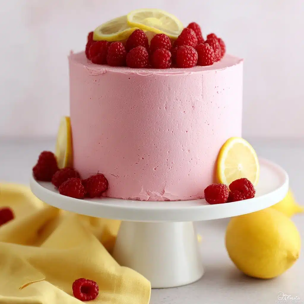 Lemon Raspberry Layer Cake Recipe