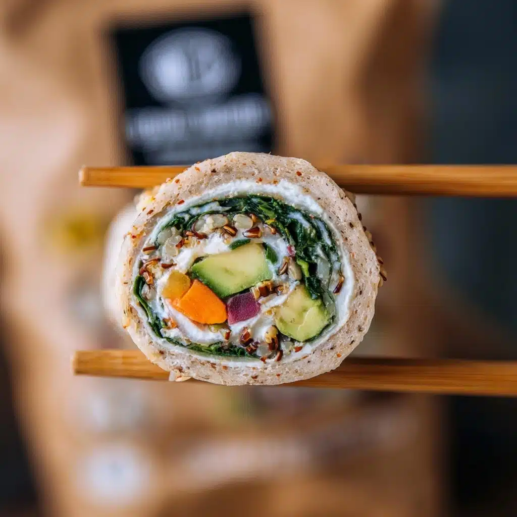 Veggie Sushi Sandwich Rollups Recipe - Recipe Image
