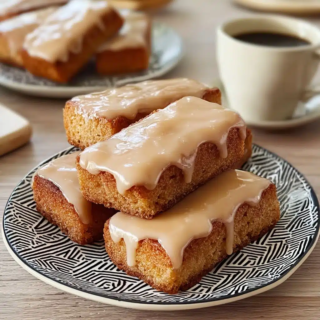 Soft Baked Maple Donut Bars Recipe - Recipe Image