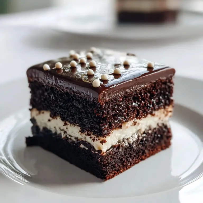 Mississippi Mud Cake Recipe