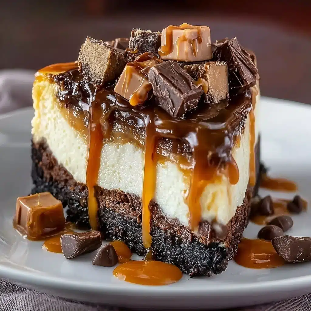 Caramel Brownie Cheesecake Recipe - Recipe Image