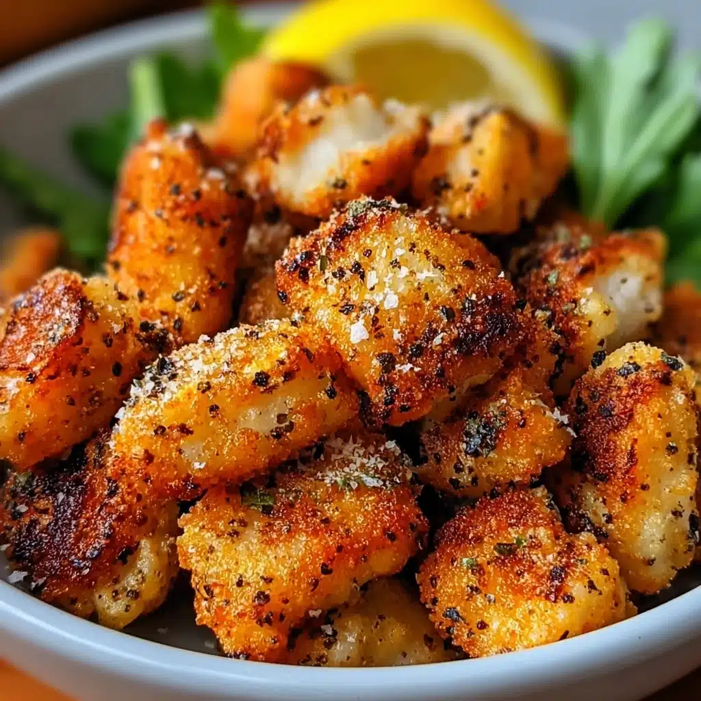 Crispy Lemon Pepper Chicken Bites Recipe - Recipe Image