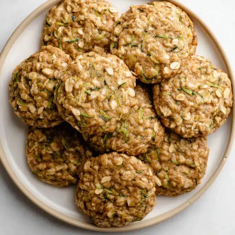 Healthy Zucchini Oatmeal Cookies Recipe
