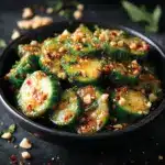 Cucumbers in Spicy Peanut Sauce Recipe