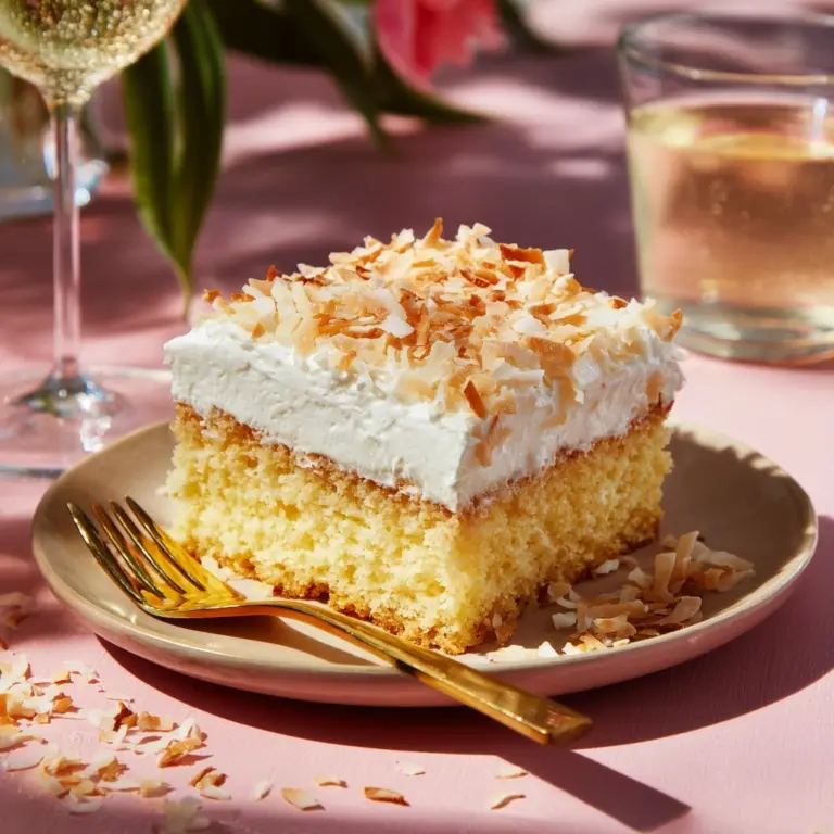 Coconut Poke Cake Recipe