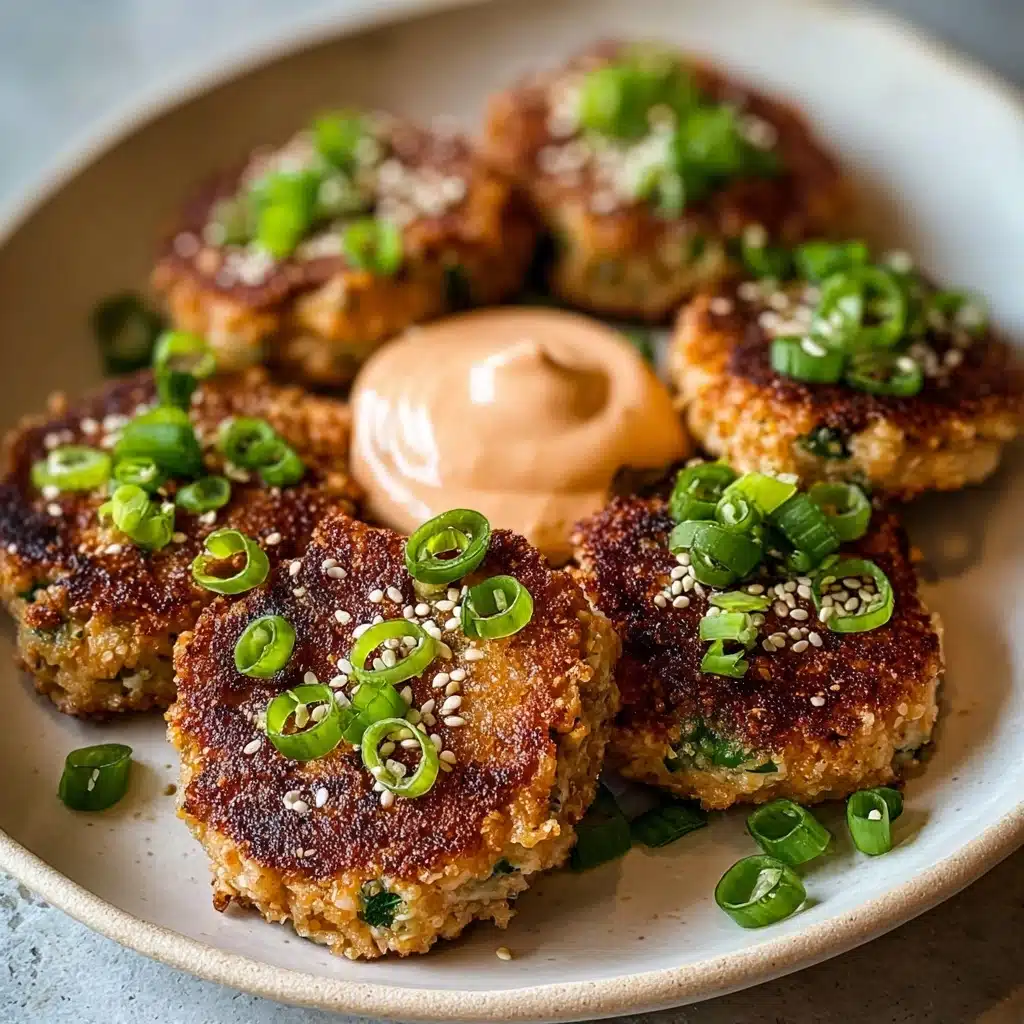 Asian Tuna Cakes with Spicy Mayo Recipe